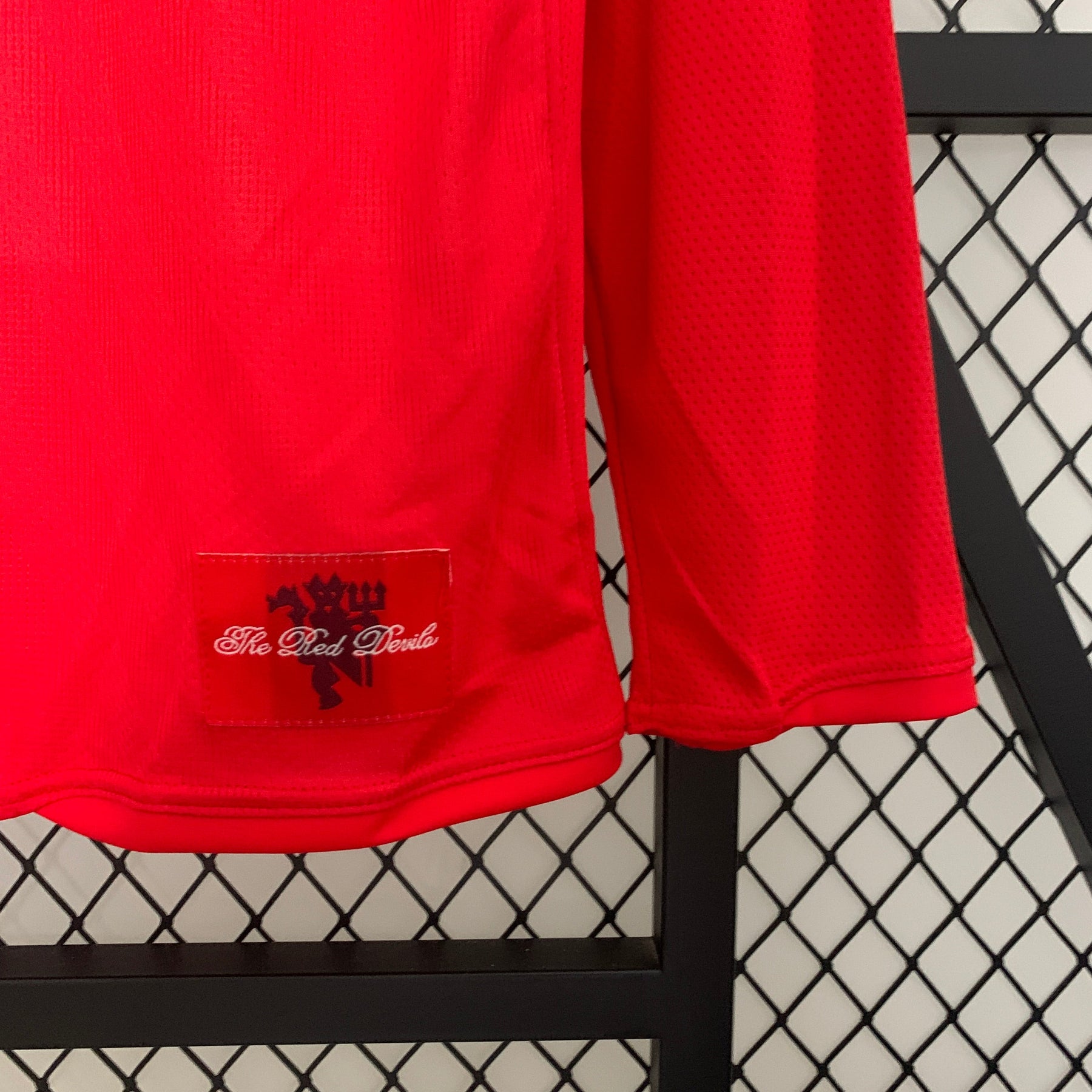 CAMISA RETRÔ MANCHESTER UNITED HOME MANGA LONGA 07/08