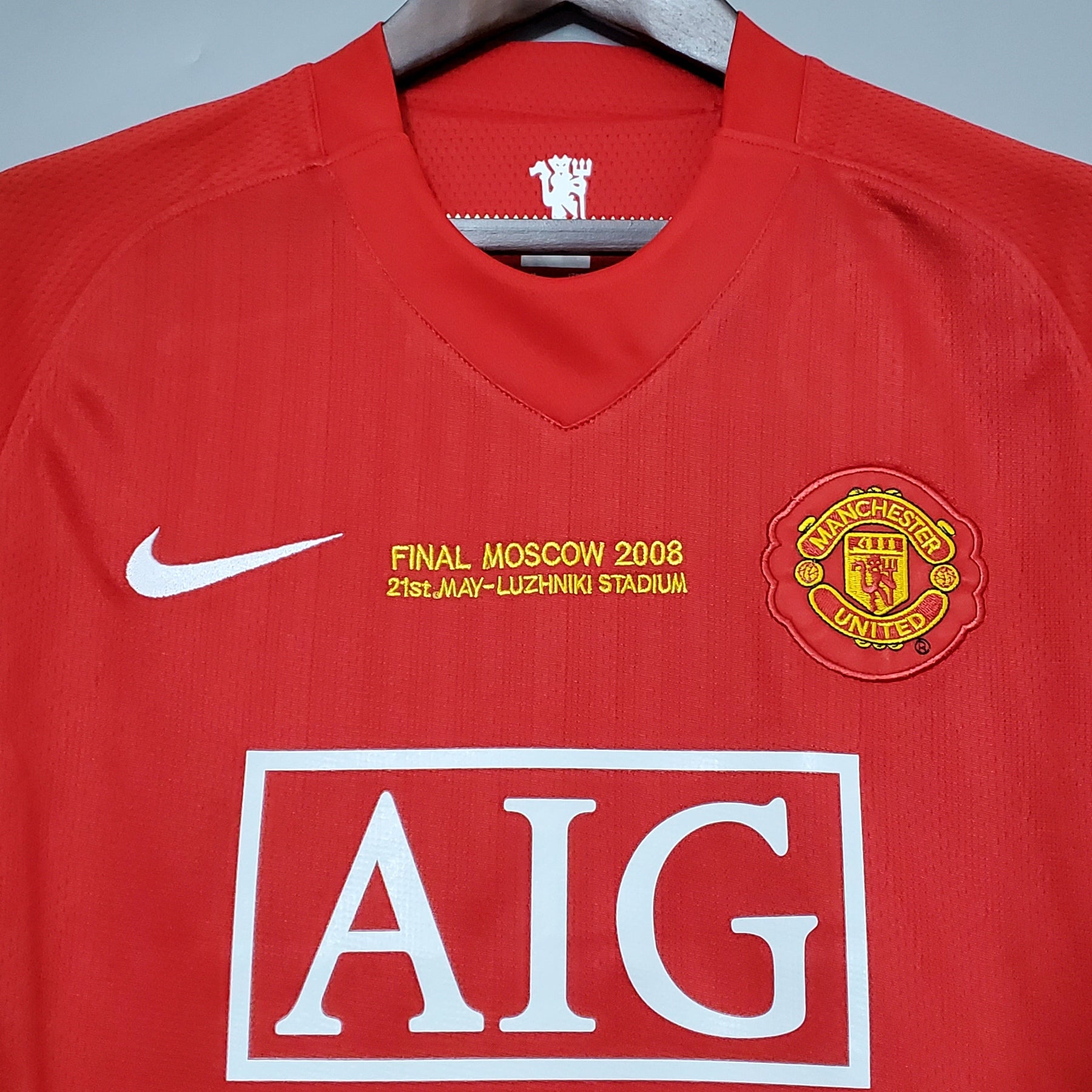 CAMISA RETRÔ MANCHESTER UNITED HOME 07/08