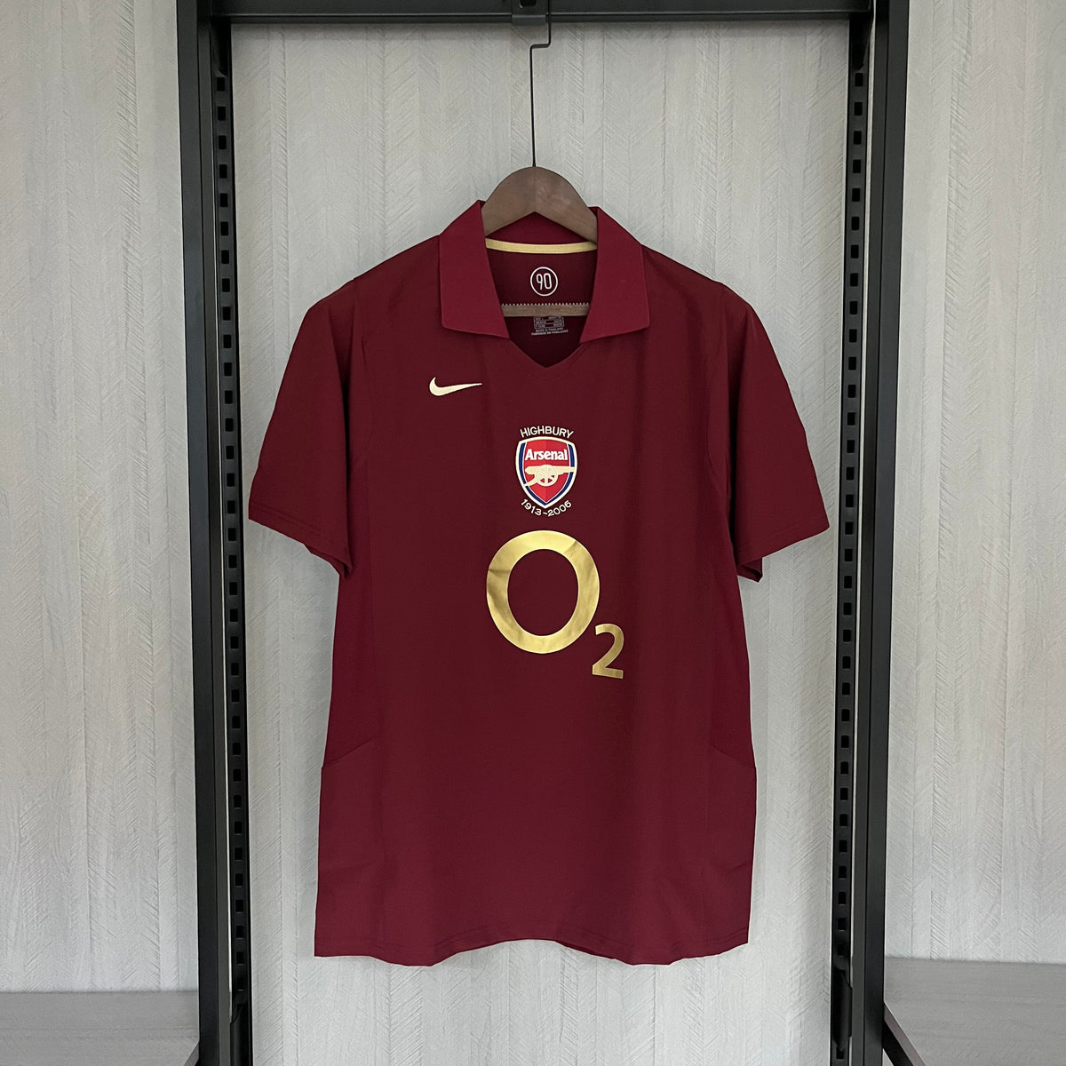 CAMISA ARSENAL RETRÔ HOME 05/06