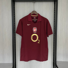 CAMISA ARSENAL RETRÔ HOME 05/06