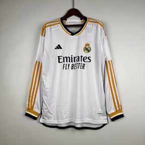 CAMISA REAL MADRID MANGA LONGA HOME 23/24