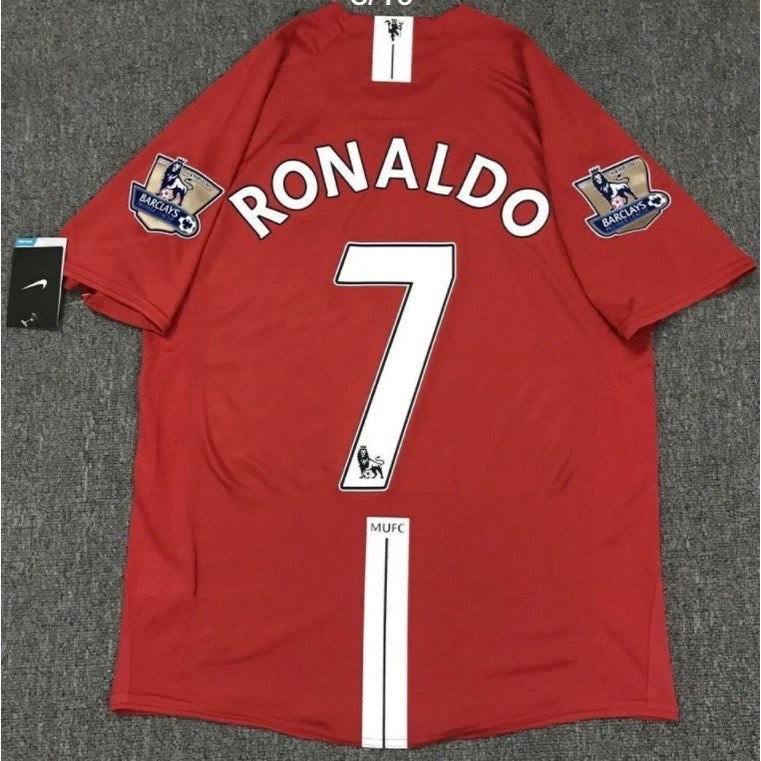 CAMISA RETRÔ MANCHESTER UNITED HOME 07/08
